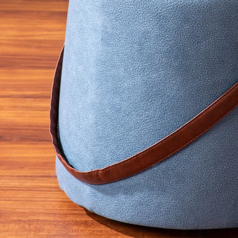 Warm Lounge Pouffe (Blue) - Set Of Two media 7