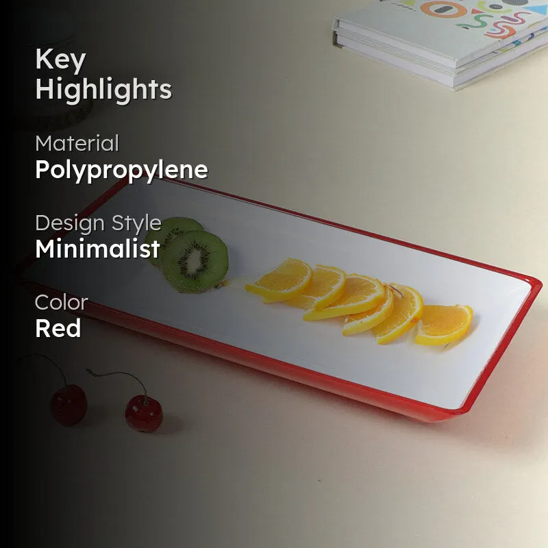 Samaira Polypropylene Platter - Red media 2