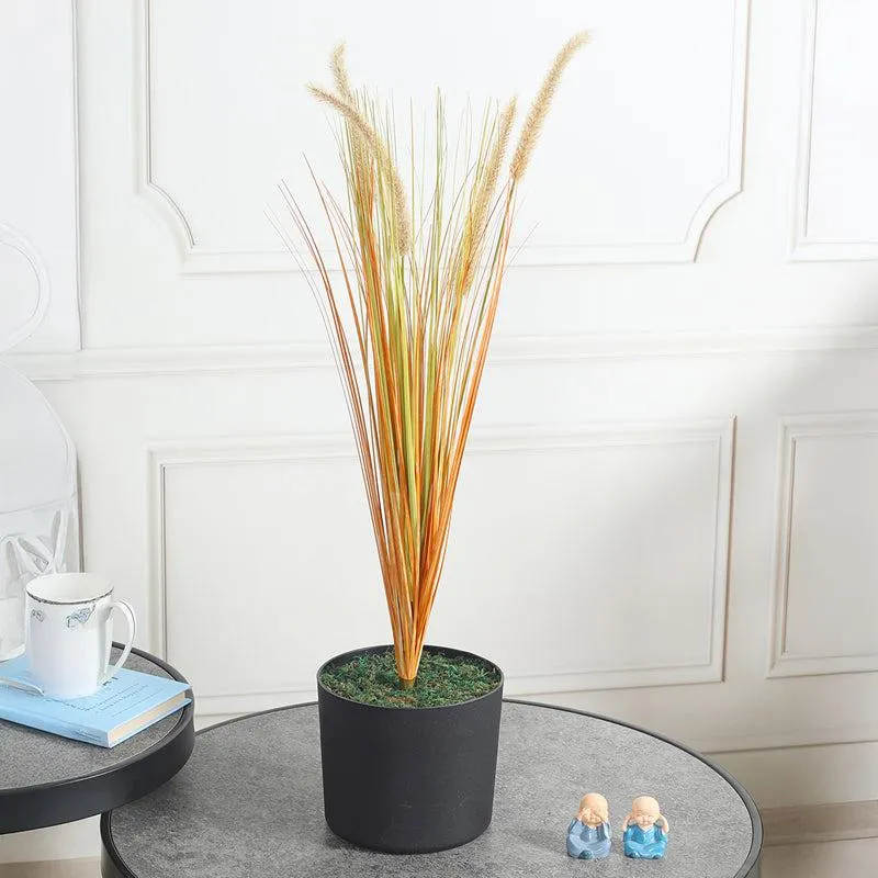 Vivid Bloom Bliss Artificial Plant With Black Plastic Pot media 3