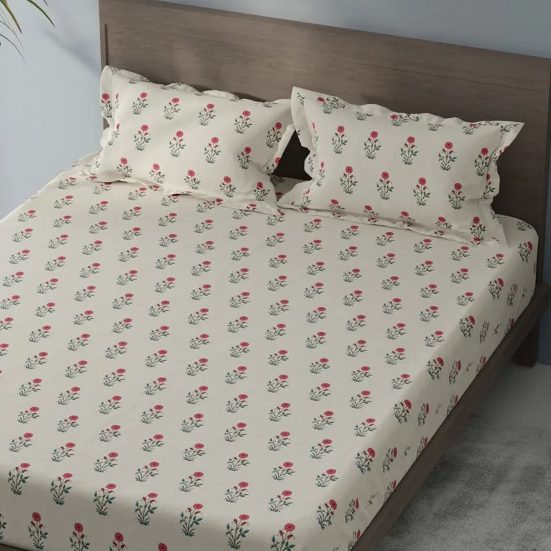 Floriva Single Microfiber Bedsheet - 120 GSM media 5