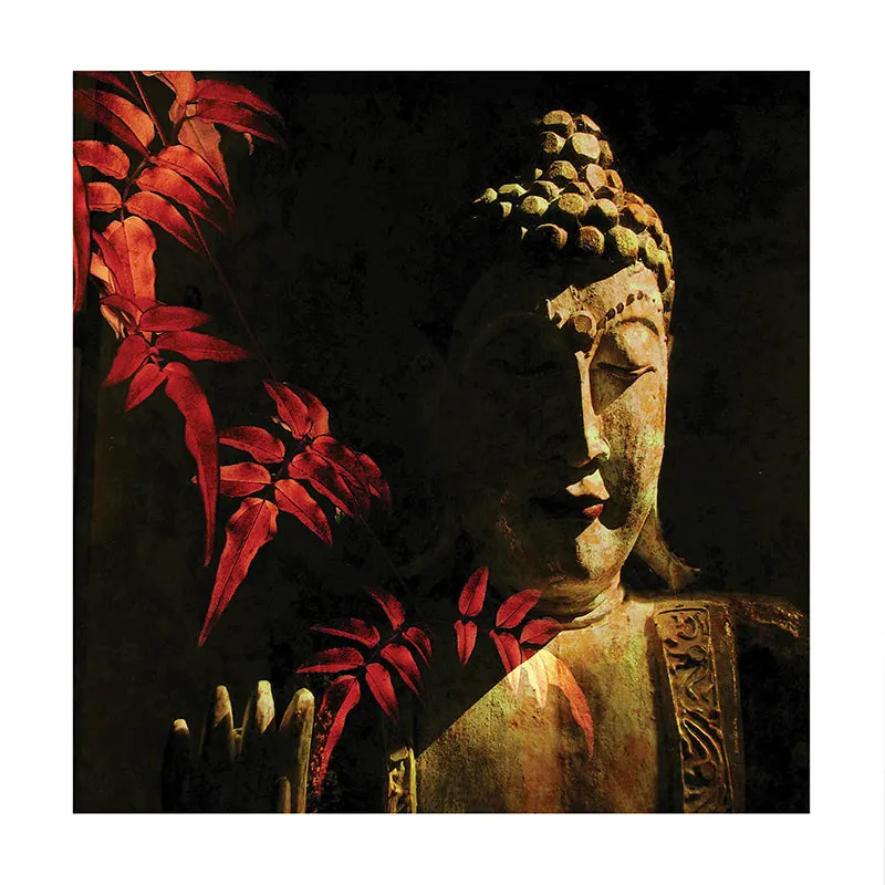 Buddha In Shadow Canvas Wall Art media 3