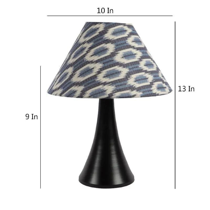 Lois Bowie Fabric Table Lamp - Blue,White media 5