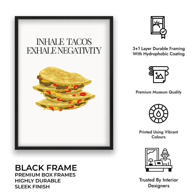 TacoBite Archival Canvas Wall Art - Black media 10