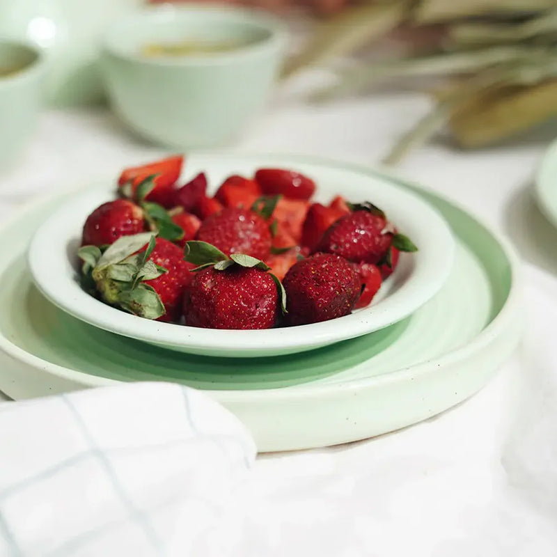 Lemongrass Handmade Dinner Plate - Single Piece