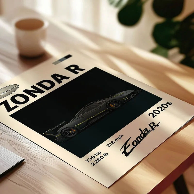 Zonda R Excellence Wall Poster media 4
