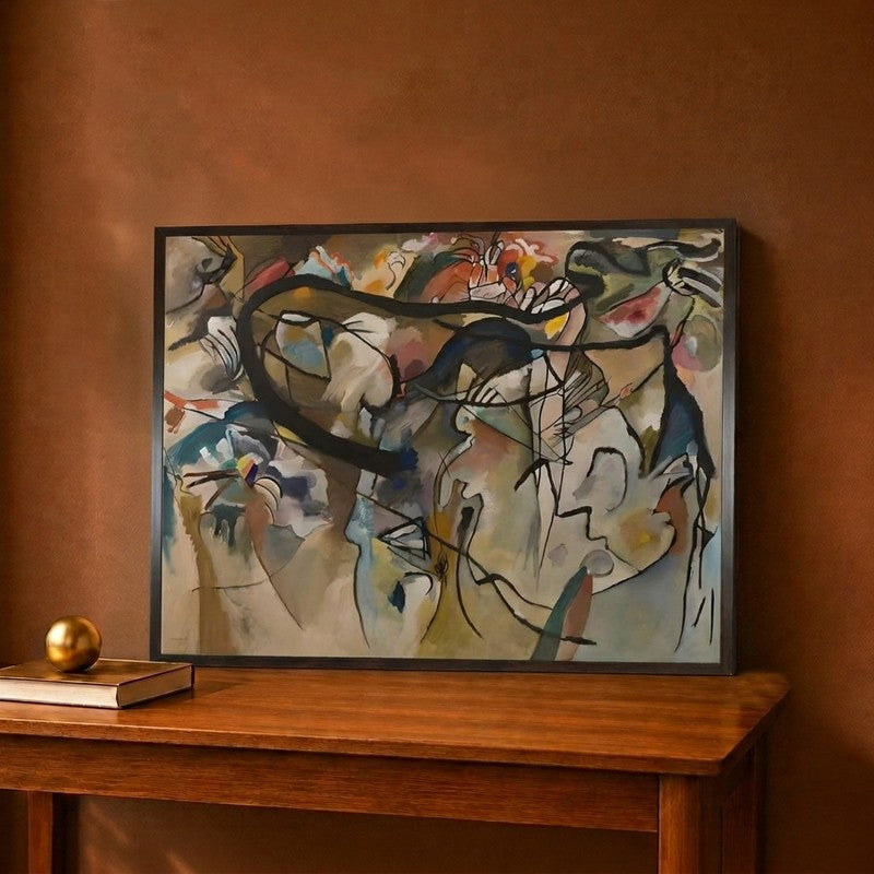 Composition V 1911 Canvas Wall Painting - 12 x 9 Inches