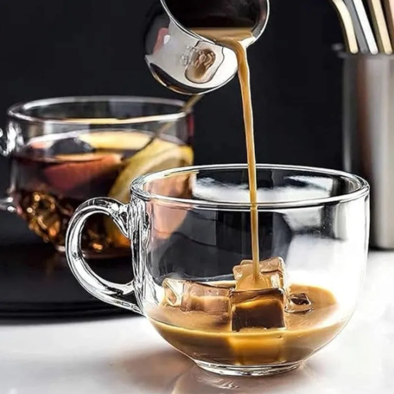 Round Glass Coffee Mug (150 mL Each) - Set Of Two media 7