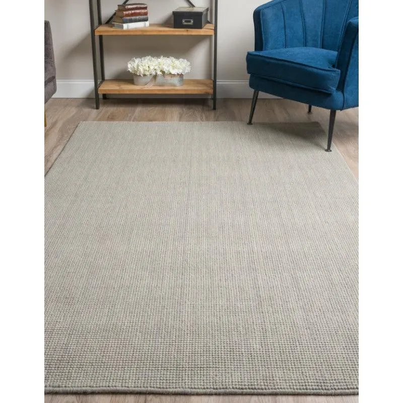 Handloom Hand Loomed Legacy Wool Rug - Silver media 3