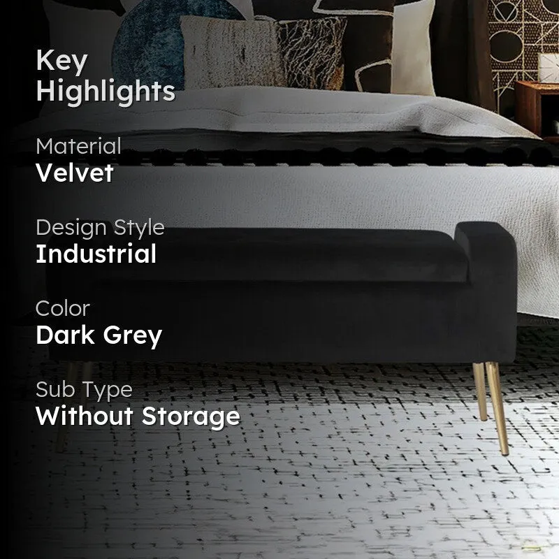Jillia Bench - Dark Grey media 2