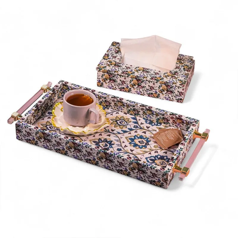 Grace Serve Tray with Tissue Holder - Two Piece Set media 6