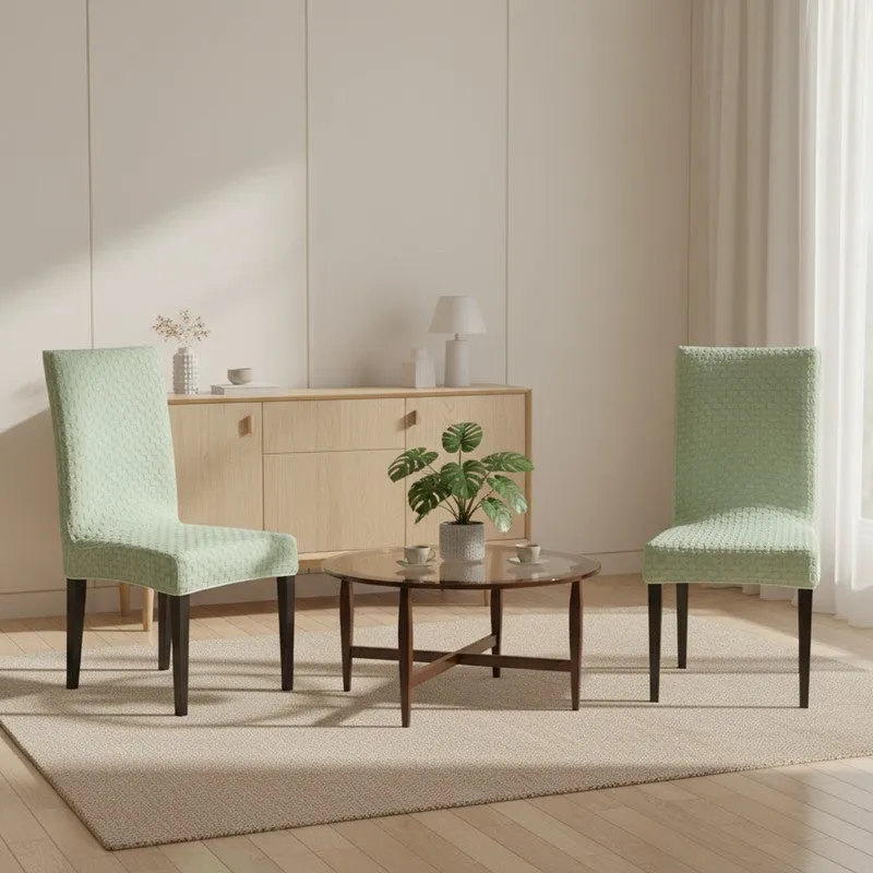 Nexo Neat Fit Chair Cover (Green) - Set Of Two media 1
