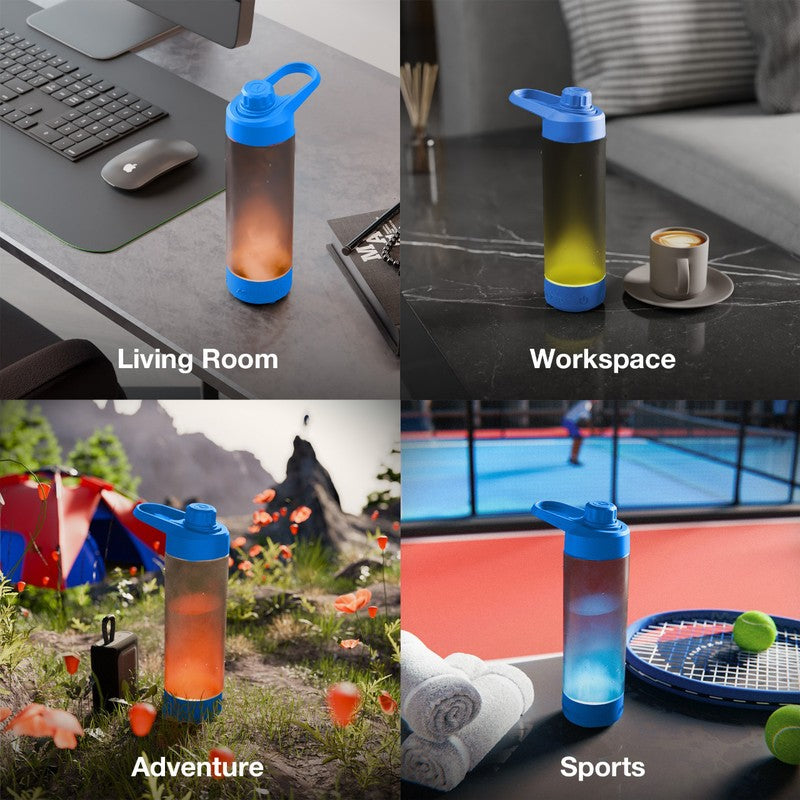Sound and glow of Hydration Smart Water Bottle - Blue (770 mL) media 6