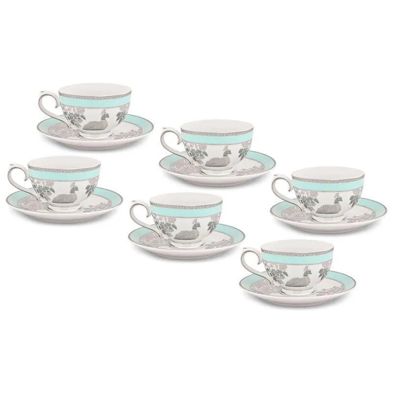 Plume Blush Tea Set - 17 Pieces media 3