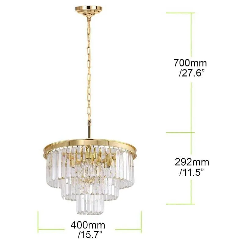 Gold Coraline Chandelier media 5