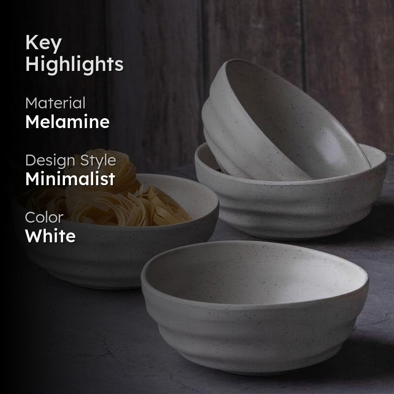 Frieda Melamine Snack Bowl - Set of Four media 2