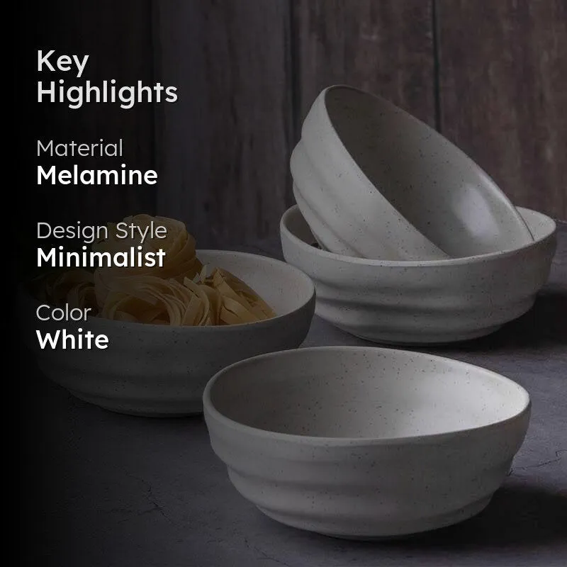 Frieda Melamine Snack Bowl - Set of Four media 2