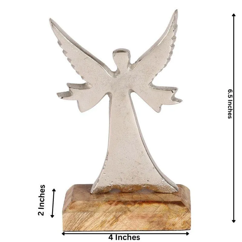 Angel From Heaven Showpiece - Silver media 5