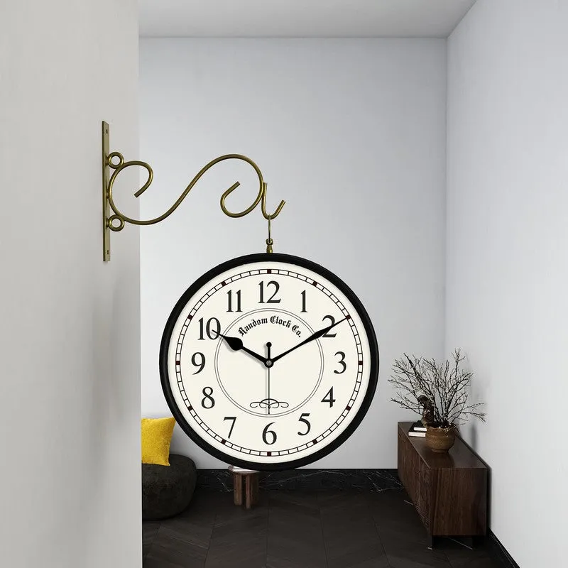 Regalyn Double Sided Wall Clock media 1