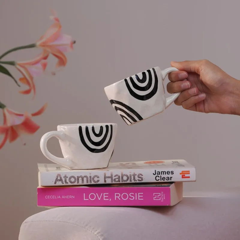 Sip Ceramic Tea Cup (240 mL Each) - Set Of Two media 5