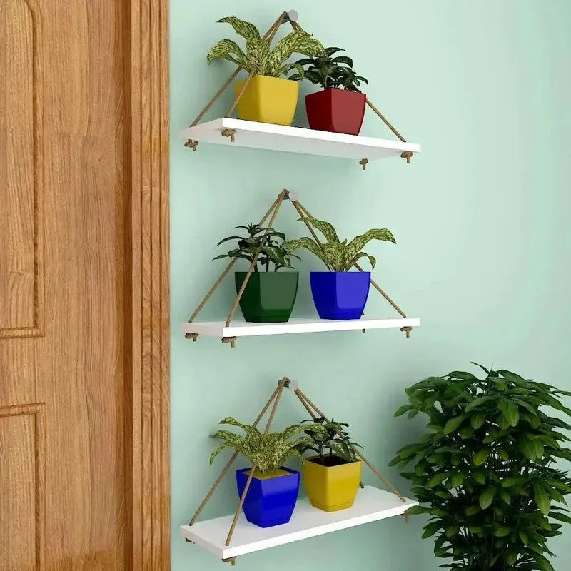 Playful Nest (MDF,Wood) Shelves - Set Of Three media 3
