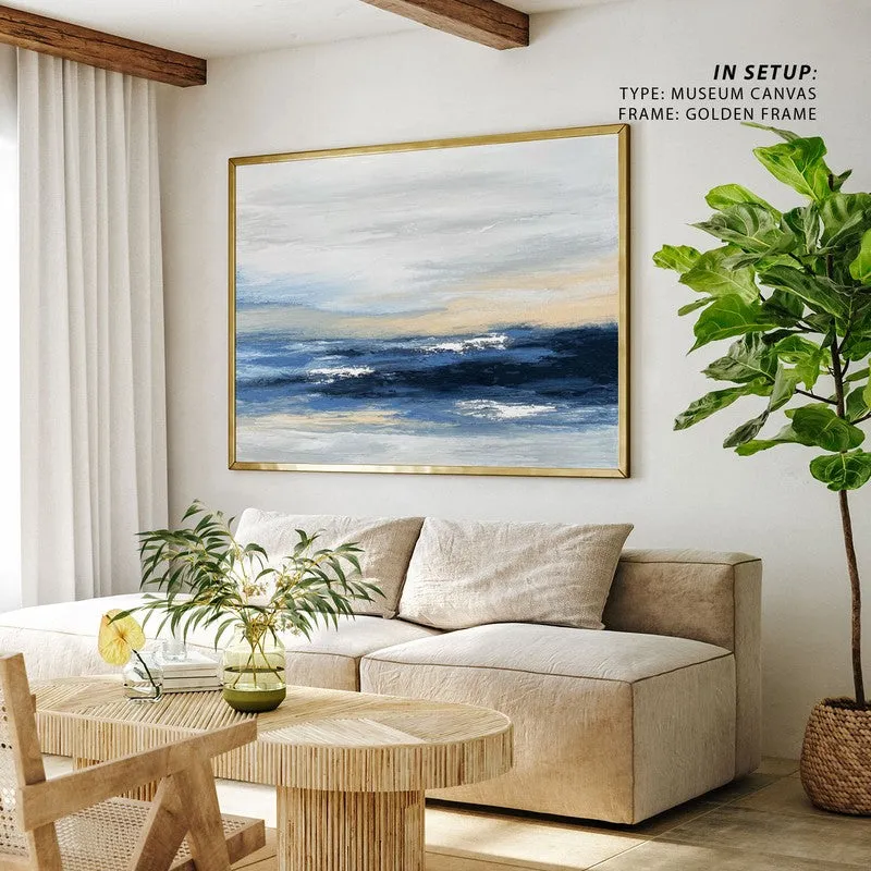 Harvest Reflections Canvas Wall Painting - Black Frame media 4