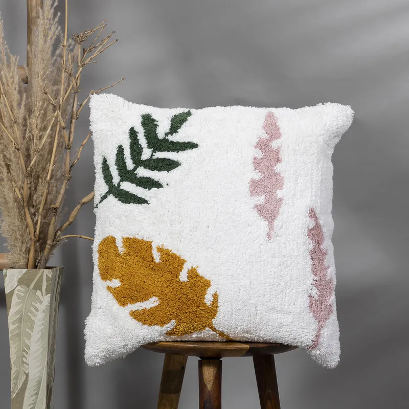 Ferna II Tufted Cushion Cover - White media 1