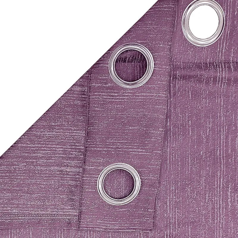 Artemisia Jacquard Blackout Curtain (Purple) - Set Of Two media 8