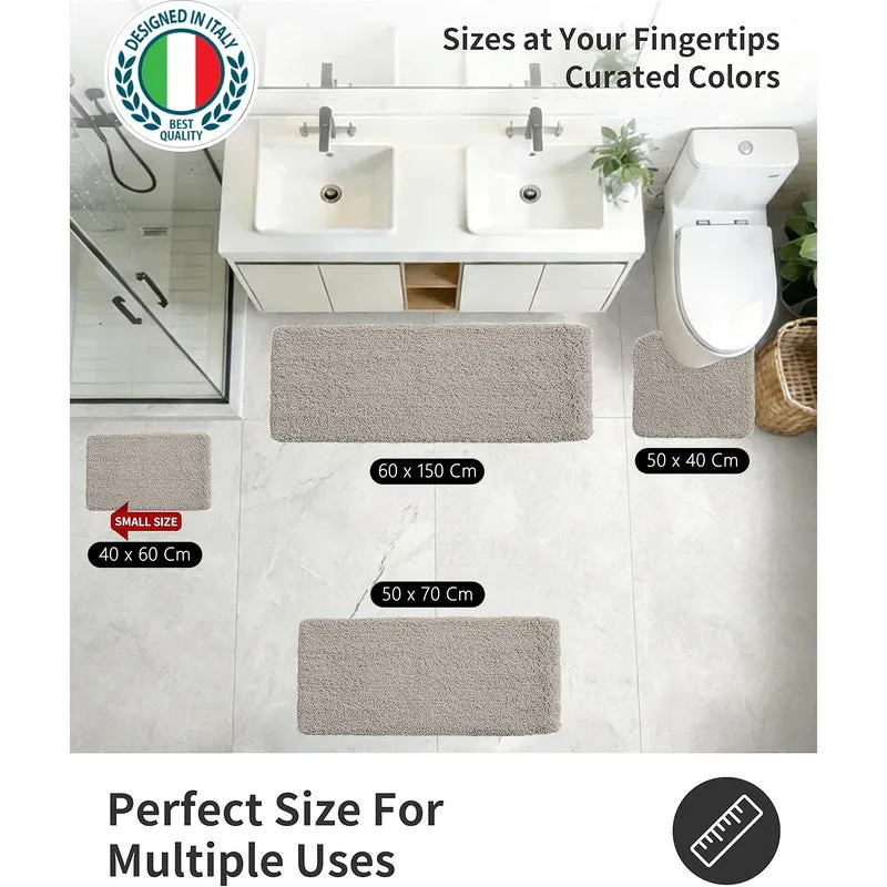 BathEase Anti Skid Bath Mats (Beige) - Set of Two media 10