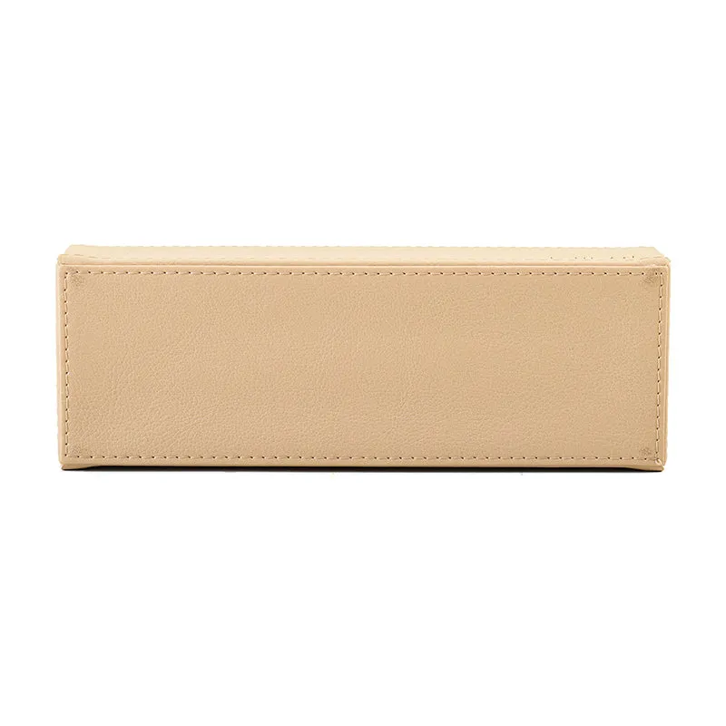 Tisca Faux Leather Cutlery Tray - Beige media 8