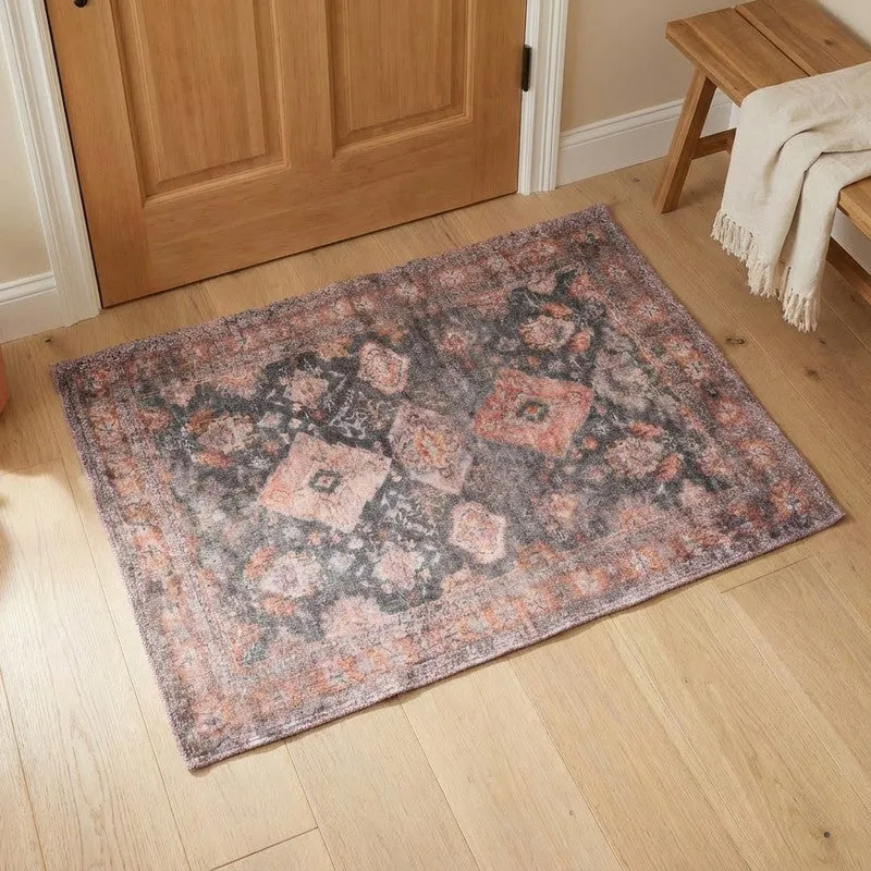 Block Geometry Cotton Hand Woven Cotton Rug media 6