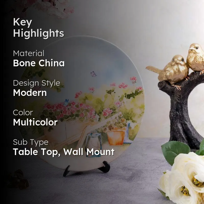 Homely Garden Decorative Plate media 2