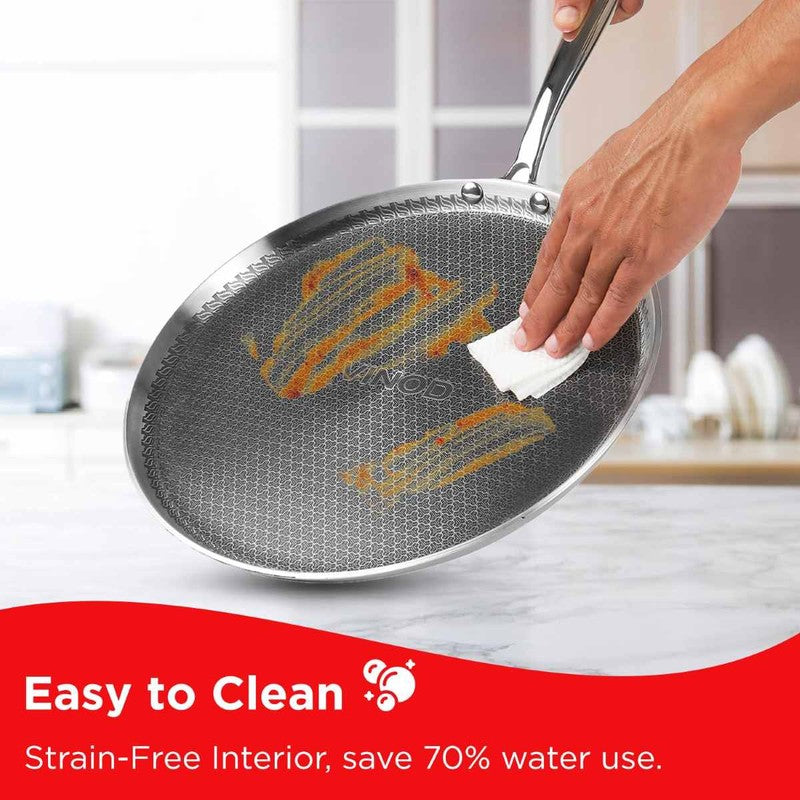 Vinod Velric Stainless Steel Dosa Tawa - 32 cm media 8
