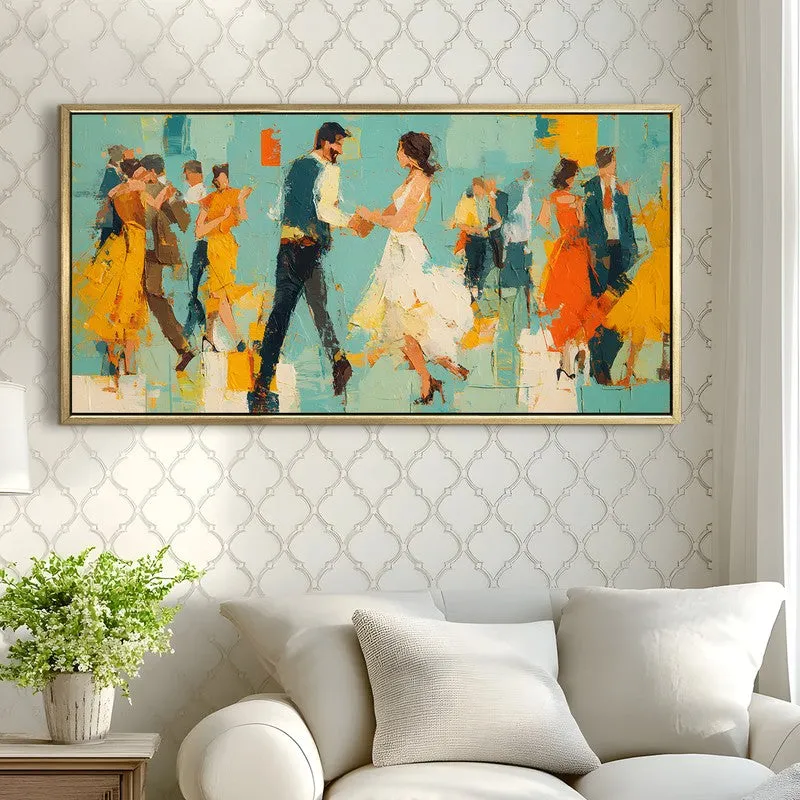 Rhythma Canvas Wall Painting With Frame media 4