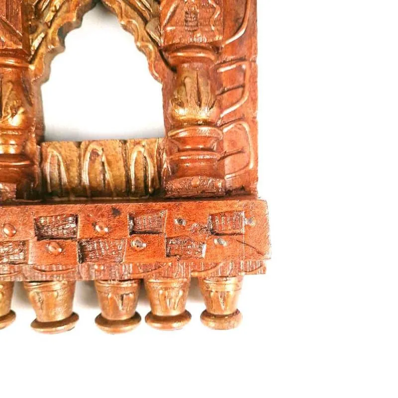 Trimara Jharokha Wooden Wall Accent media 3