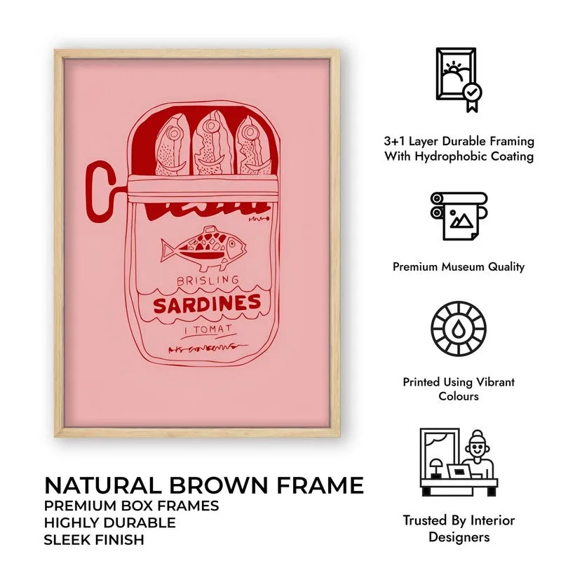 MonoPink Archival Canvas Wall Art - Brown media 11