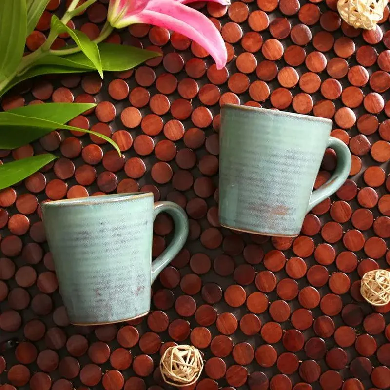 Lexira Ceramic Tea Cup (240 mL Each) - Set of Two media 1