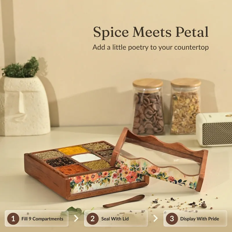 Spice Garden Wood Masala Box media 13