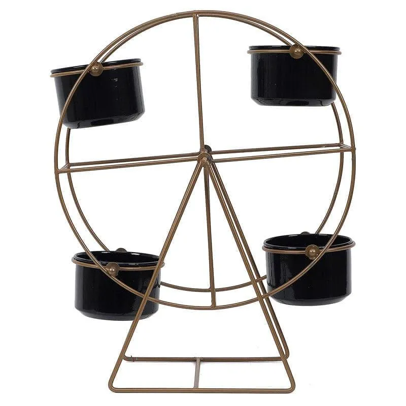 Wheel Fun Planter - Black - 4