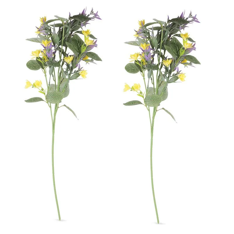 Bloomaire Artificial Flower(Yellow) - Set Of Two media 3