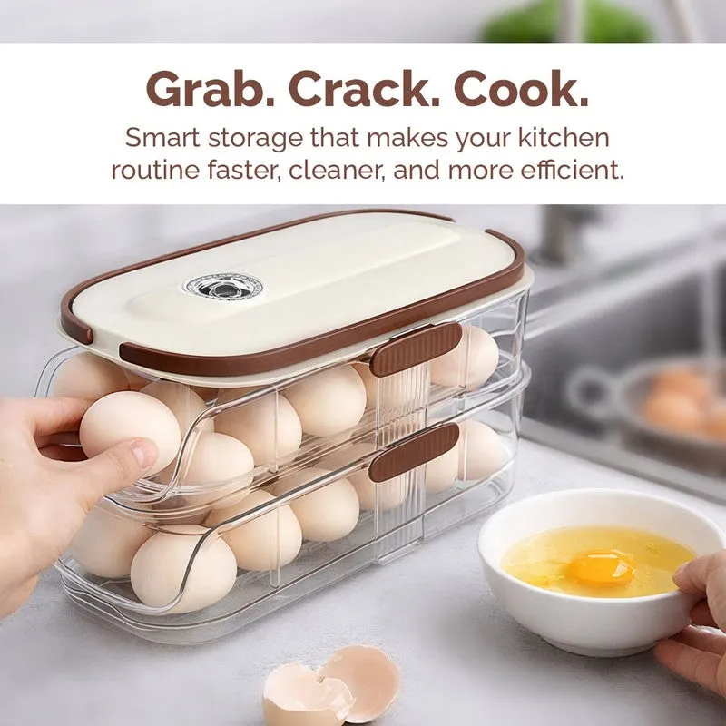 Rioware Egg Nest Fridge Organizers media 6