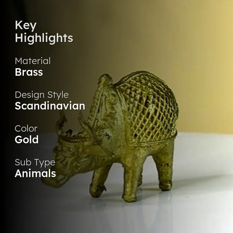Ethnic Lega Bull Showpiece media 2