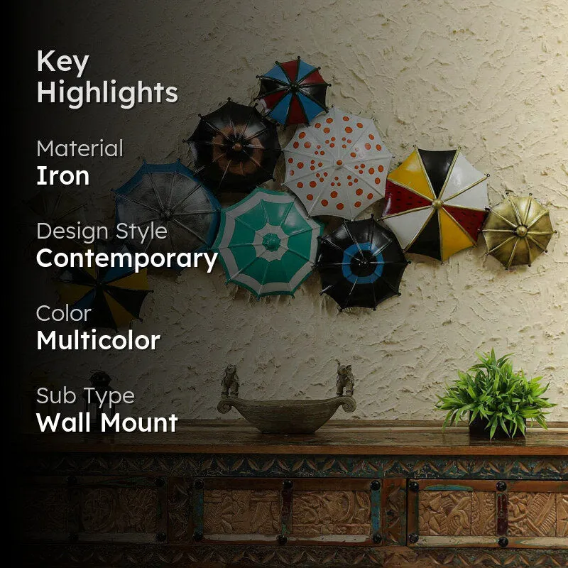 Umbrella Charm Iron Wall Accent media 2