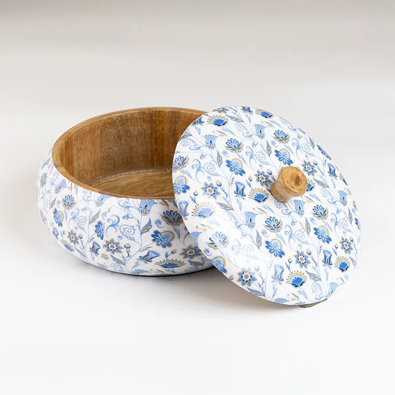 Chintz Charm Mango Wood Casserole media 5