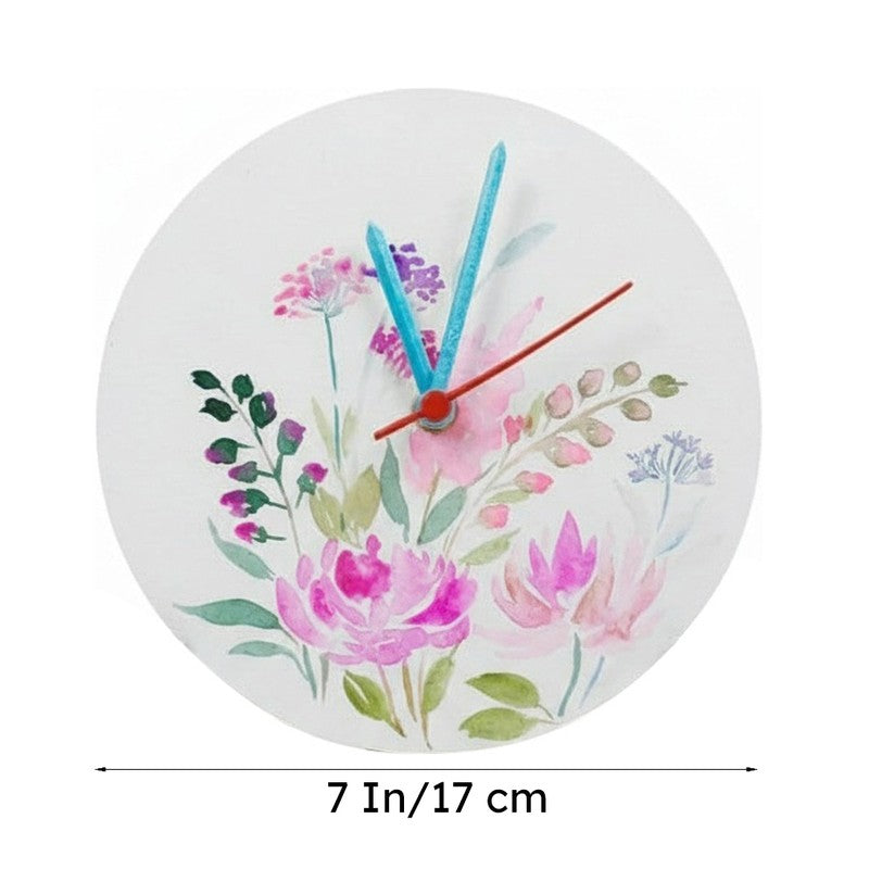 Hena Flora Handpainted Table Clock media 7