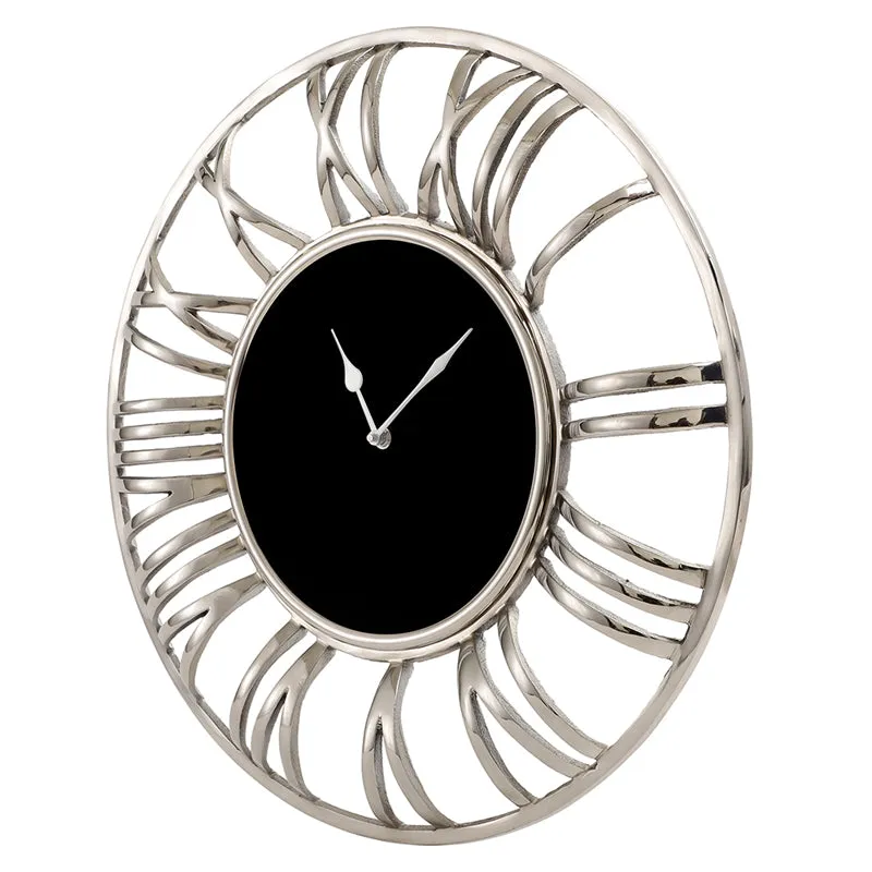 Esha Romanus Wall Clock - Silver media 5