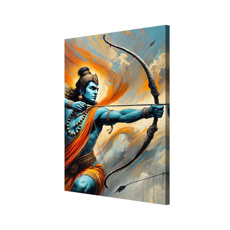 The Divine Archer Wall Painting media 5