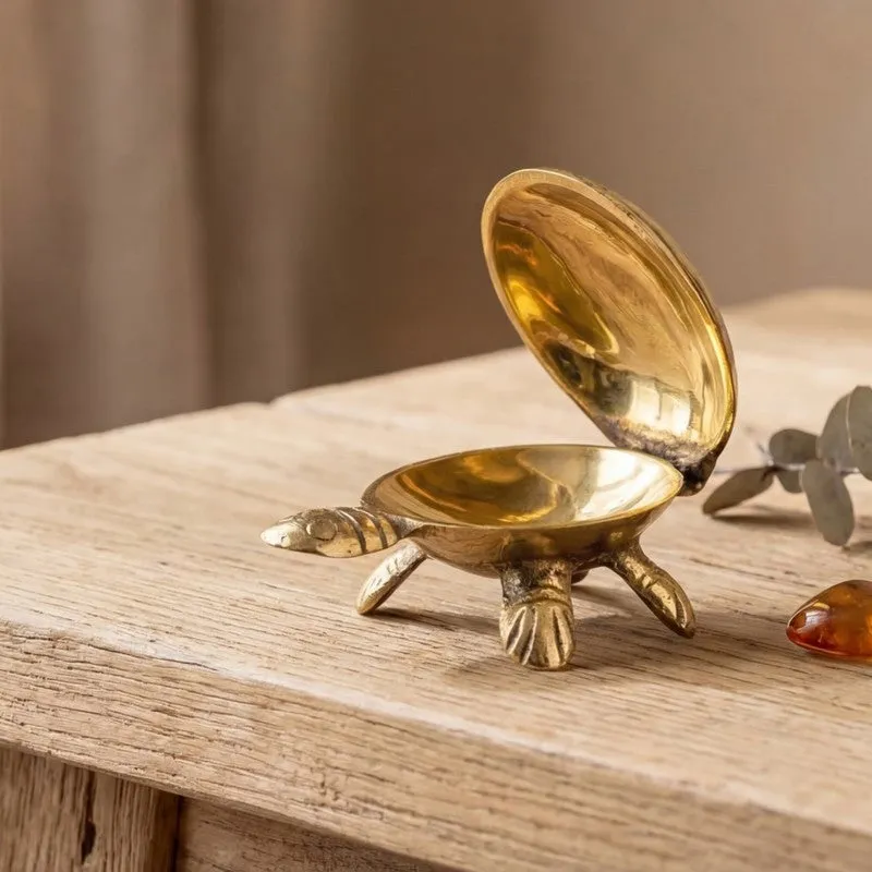 Kurma Harmony Brass Turtle media 7