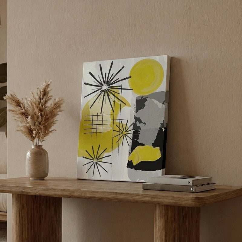 Cracker Play Abstarct Canvas Wall Painting