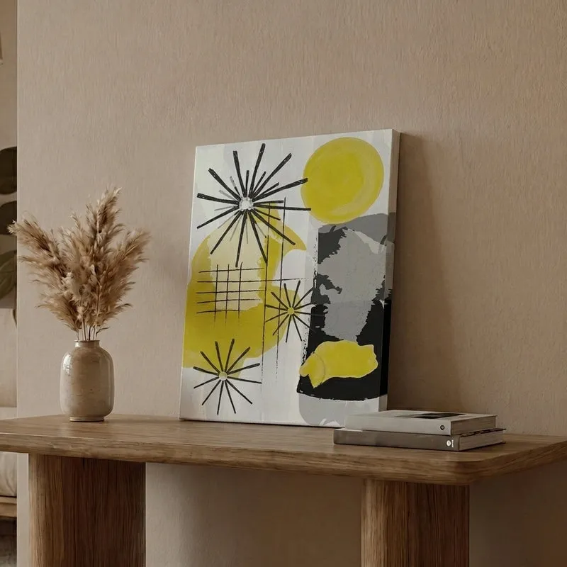 Cracker Play Abstarct Canvas Wall Painting media 1