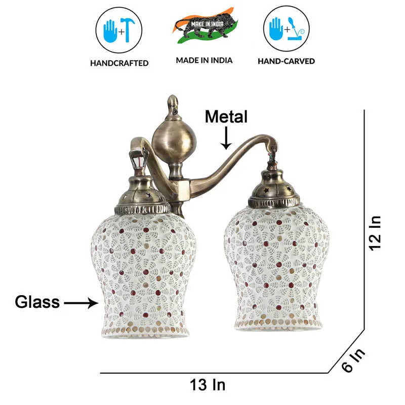 Alankara Metal Mosaic Wall Lamp media 7